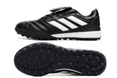 Men's Adidas Copa Gloro TF Football Shoes - Black/White