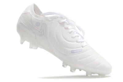 Men's Nike Tiempo Legend 10 Elite FG Football Boots - White/Purple