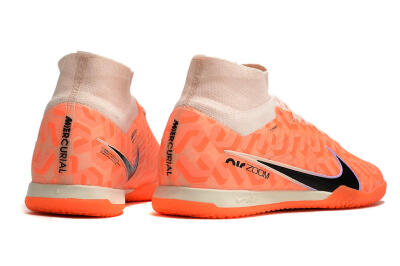 Men's Nike Air Zoom Mercurial Superfly 9 Elite IC Football Shoes - Pink/Black/Purple