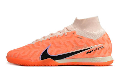 Men's Nike Air Zoom Mercurial Superfly 9 Elite IC Football Shoes - Pink/Black/Purple