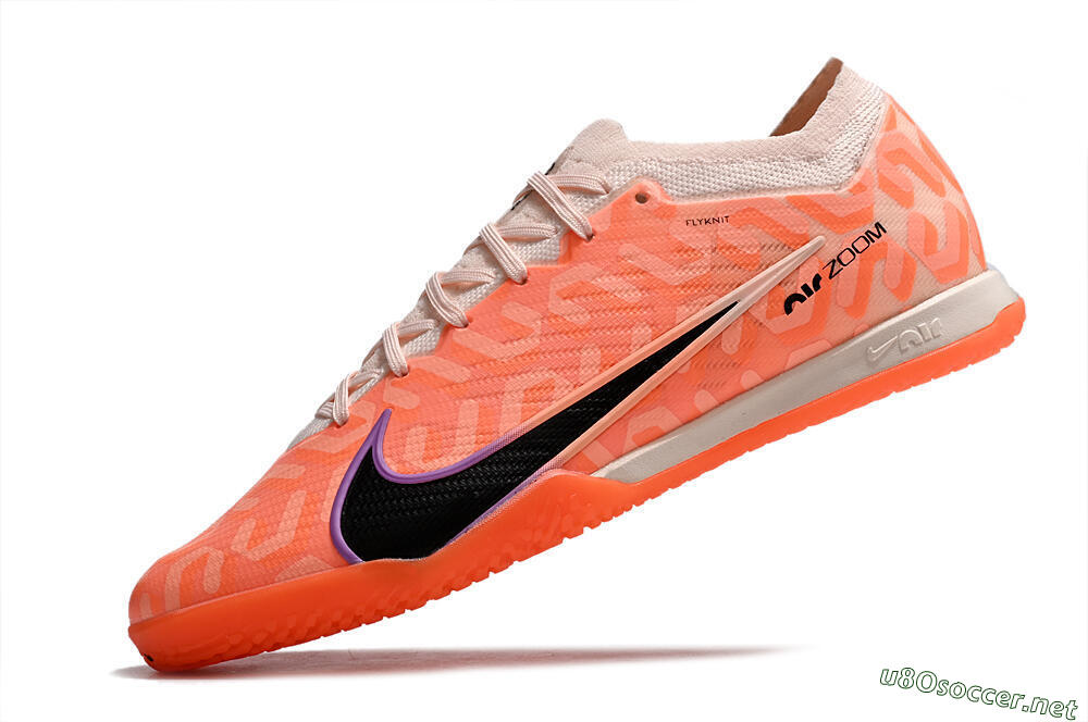 Men's Nike Air Zoom Mercurial Vapor 15 Elite IC Football Shoes - Pink/Black/Purple 5