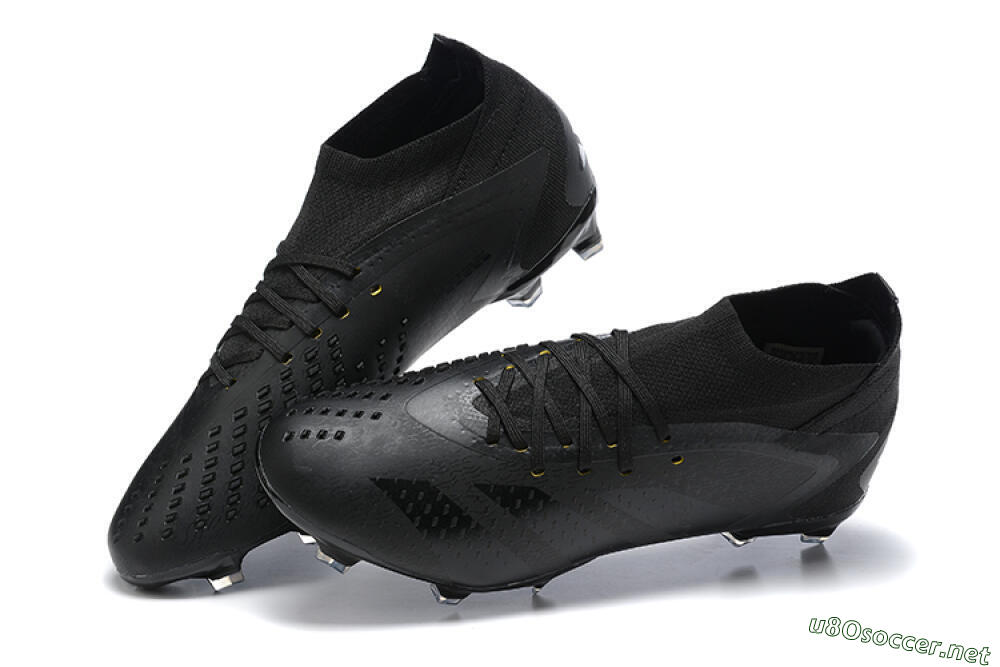 Men's Adidas Predator Accuracy+ FG Football Boots - Black/Black 5