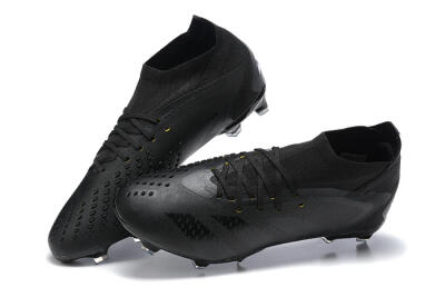 Men's Adidas Predator Accuracy+ FG Football Boots - Black/Black