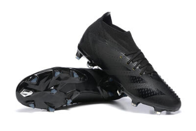 Men's Adidas Predator Accuracy+ FG Football Boots - Black/Black