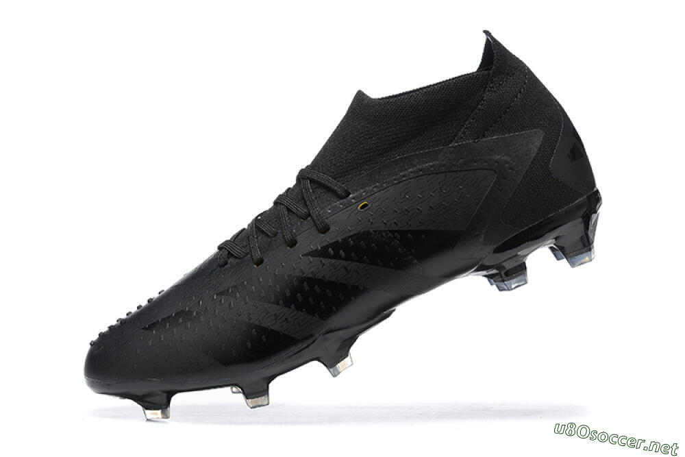 Men's Adidas Predator Accuracy+ FG Football Boots - Black/Black 7