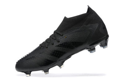 Men's Adidas Predator Accuracy+ FG Football Boots - Black/Black