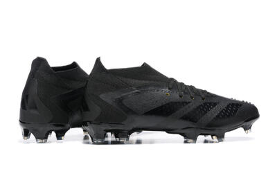 Men's Adidas Predator Accuracy+ FG Football Boots - Black/Black