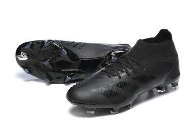 Men's Adidas Predator Accuracy+ FG Football Boots - Black/Black