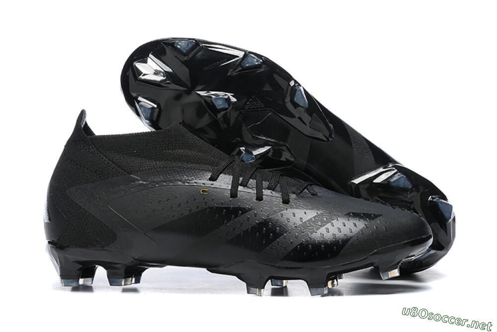 Men's Adidas Predator Accuracy+ FG Football Boots - Black/Black 2