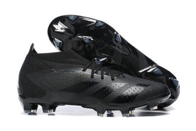 Men's Adidas Predator Accuracy+ FG Football Boots - Black/Black