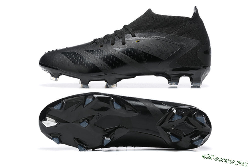 Men's Adidas Predator Accuracy+ FG Football Boots - Black/Black 1
