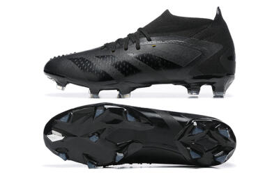 Men's Adidas Predator Accuracy+ FG Football Boots - Black/Black