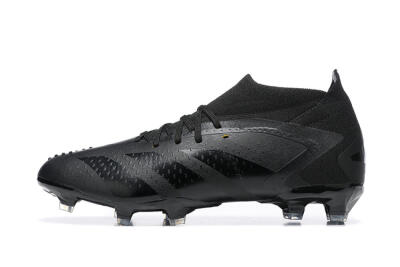 Men's Adidas Predator Accuracy+ FG Football Boots - Black/Black