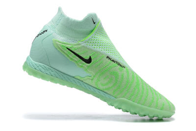 Men's Nike Phantom GX Elite DF Link TF Football Shoes - Green/Black/Brown