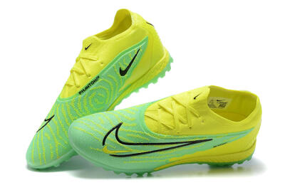 Men's Nike Phantom GX Elite TF Football Shoes - Green/Black/Yellow