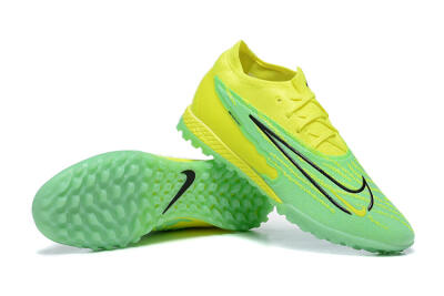 Men's Nike Phantom GX Elite TF Football Shoes - Green/Black/Yellow