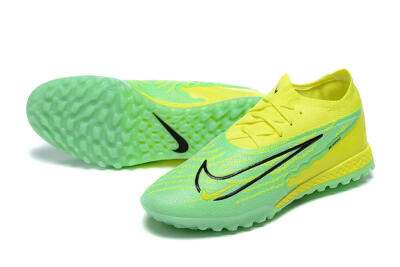 Men's Nike Phantom GX Elite TF Football Shoes - Green/Black/Yellow