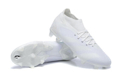 Men's Adidas Predator Accuracy+ FG Football Boots - White/White