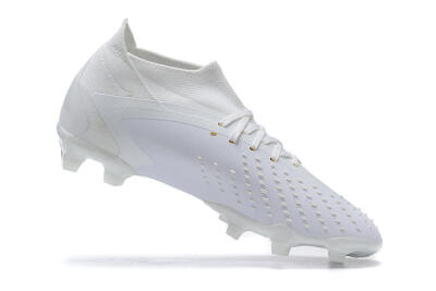 Men's Adidas Predator Accuracy+ FG Football Boots - White/White