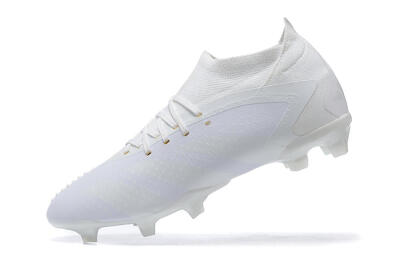 Men's Adidas Predator Accuracy+ FG Football Boots - White/White