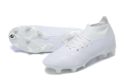 Men's Adidas Predator Accuracy+ FG Football Boots - White/White