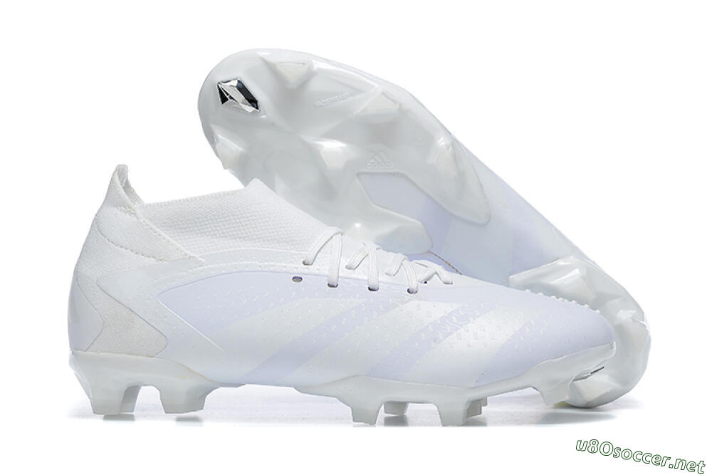 Men's Adidas Predator Accuracy+ FG Football Boots - White/White 2