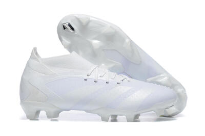 Men's Adidas Predator Accuracy+ FG Football Boots - White/White