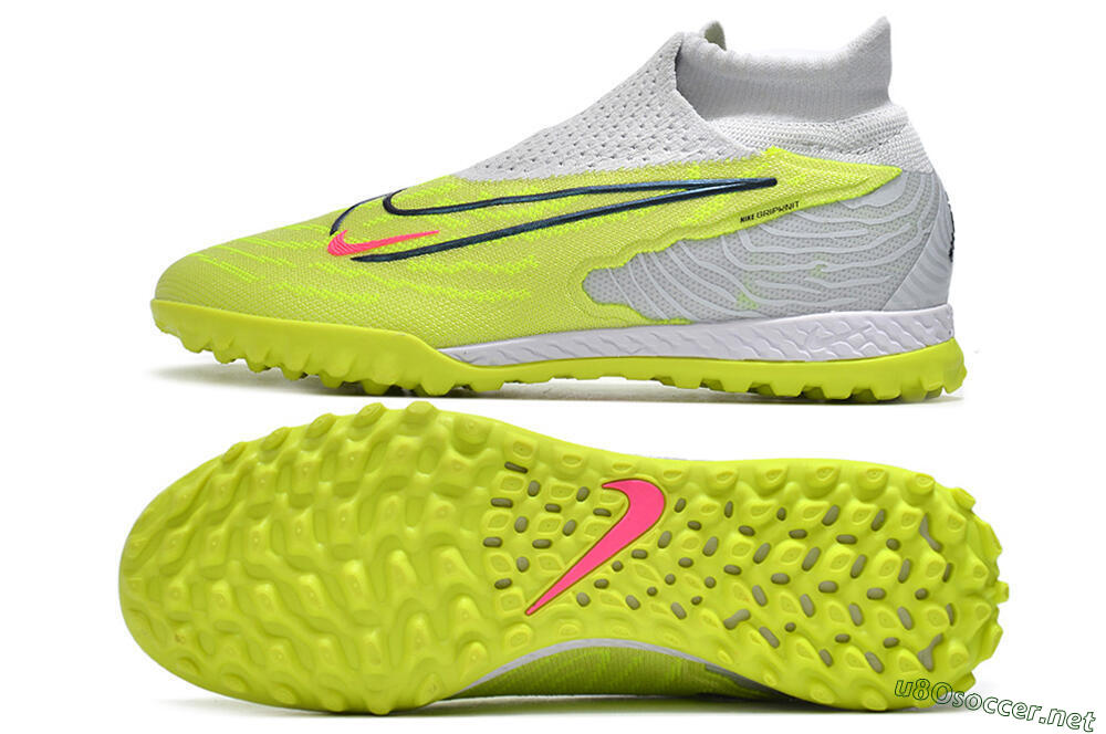 Unisex Nike Phantom GX Elite DF Link TF Football Shoes - Green/Black/White 1