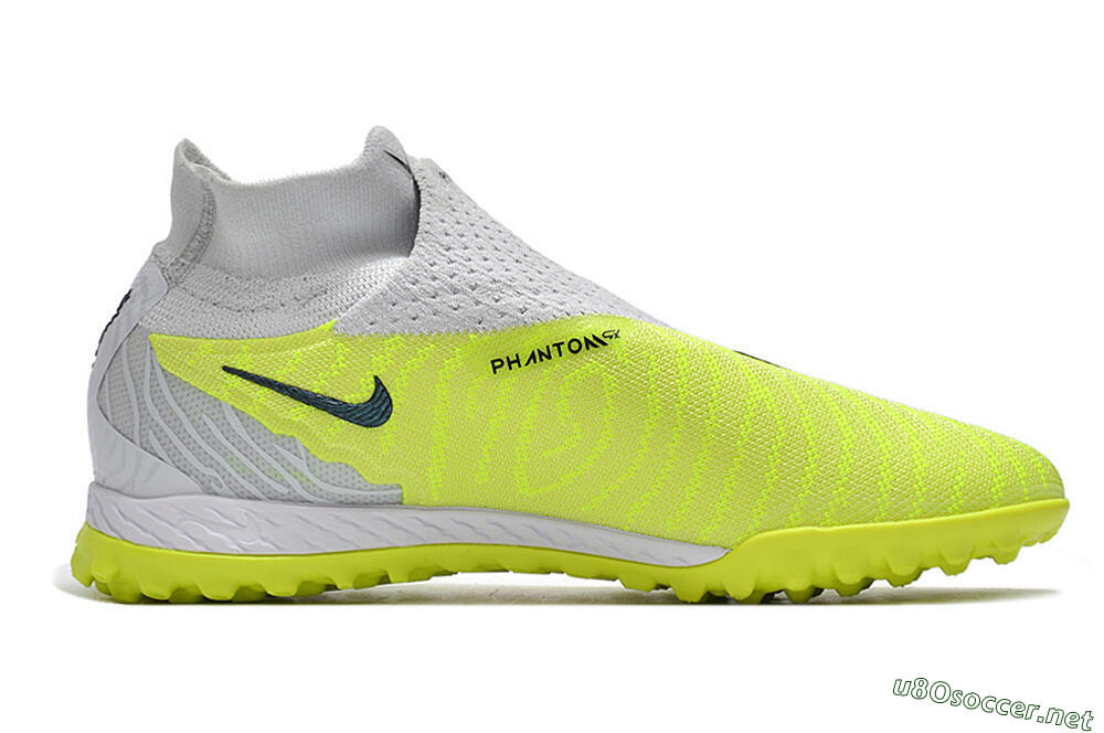 Unisex Nike Phantom GX Elite DF Link TF Football Shoes - Green/Black/White 7