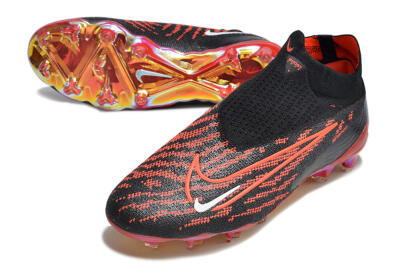 Men's Nike Phantom GX Elite DF Link FG Football Boots - Black/Red/White
