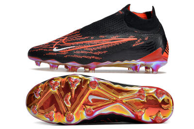 Men's Nike Phantom GX Elite DF Link FG Football Boots - Black/Red/White
