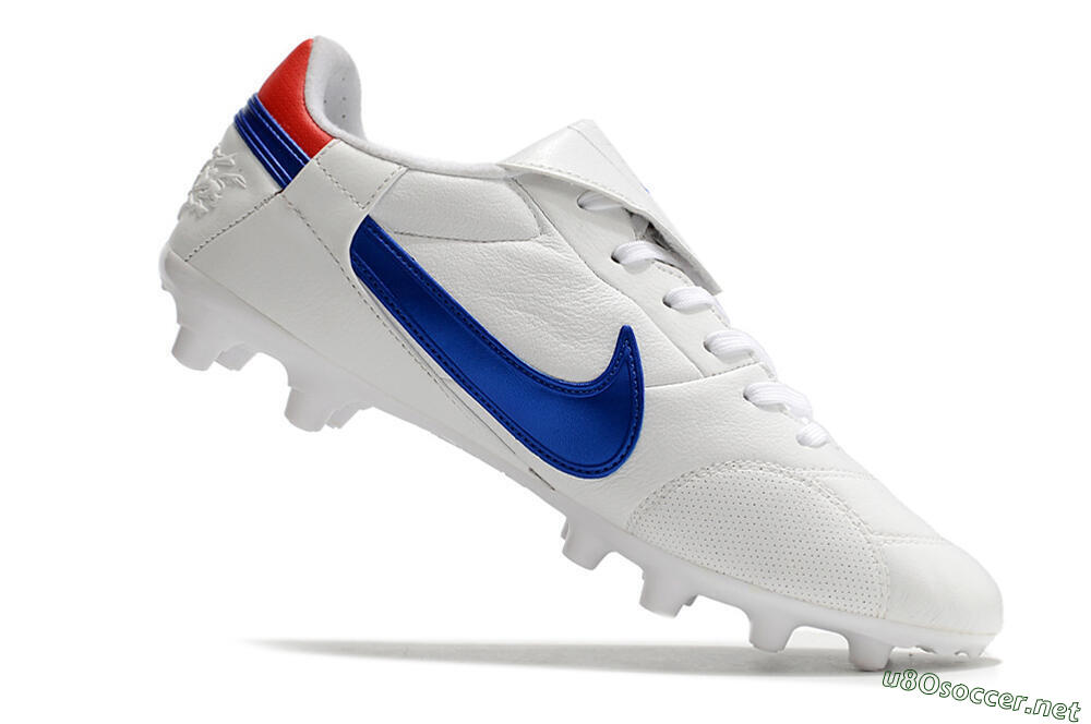 Men's Nike Premier 3 FG Football Boots - White/Blue/Red 4