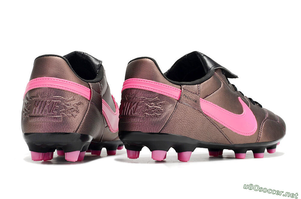 Men's Nike Premier 3 FG Football Boots - Brown/Pink/Black 6