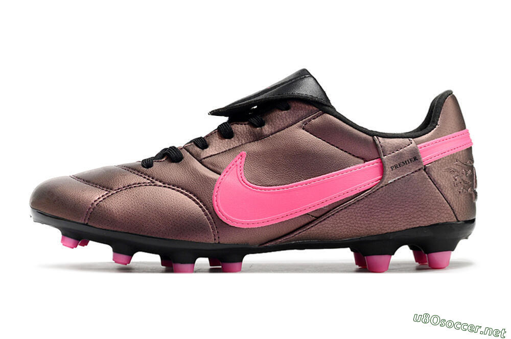 Men's Nike Premier 3 FG Football Boots - Brown/Pink/Black 0