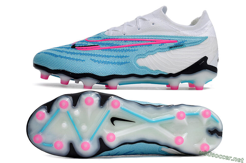 Men's Nike Phantom GX Elite AG Football Boots - Blue/Pink/White 1