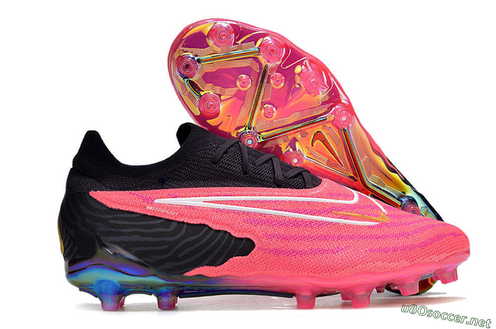 Men's Nike Phantom GX Elite AG Football Boots - Pink/White/Black 2