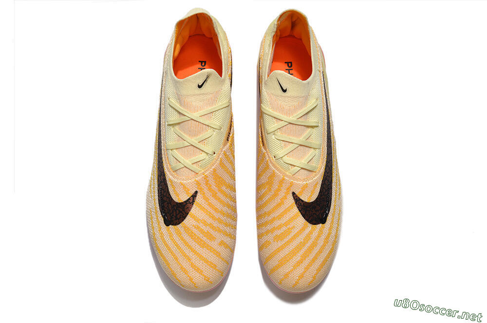 Men's Nike Phantom GX Elite AG Football Boots - Yellow/Black/Pink 4