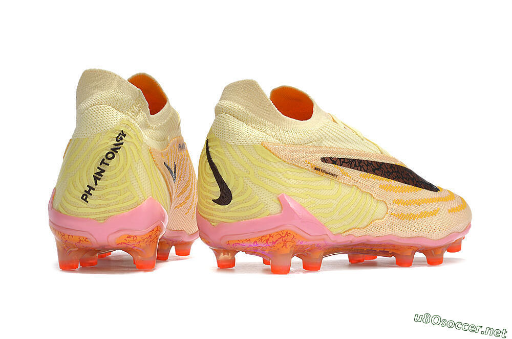 Men's Nike Phantom GX Elite AG Football Boots - Yellow/Black/Pink 5