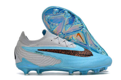 Unisex Nike Phantom GX Elite FG Football Boots - Blue/Black/White