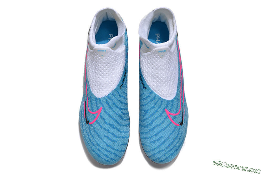 Men's Nike Phantom GX Elite DF AG Football Boots - Blue/Black/White/Pink 4
