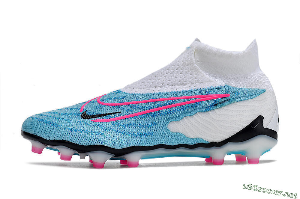 Men's Nike Phantom GX Elite DF AG Football Boots - Blue/Black/White/Pink 0