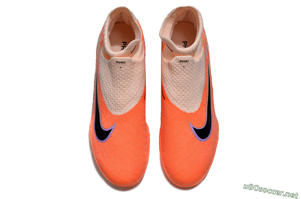Unisex Nike Phantom GX Elite DF Link TF Football Shoes - Orange/Black/Pink 4