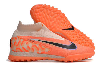 Unisex Nike Phantom GX Elite DF Link TF Football Shoes - Orange/Black/Pink
