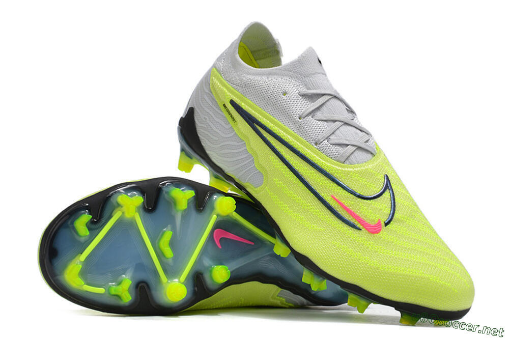 Unisex Nike Phantom GX Elite FG Football Boots - Green/Pink/Black/White 3