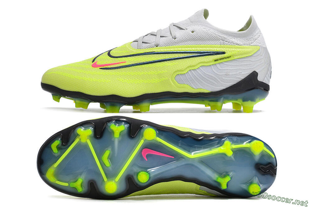 Unisex Nike Phantom GX Elite FG Football Boots - Green/Pink/Black/White 1