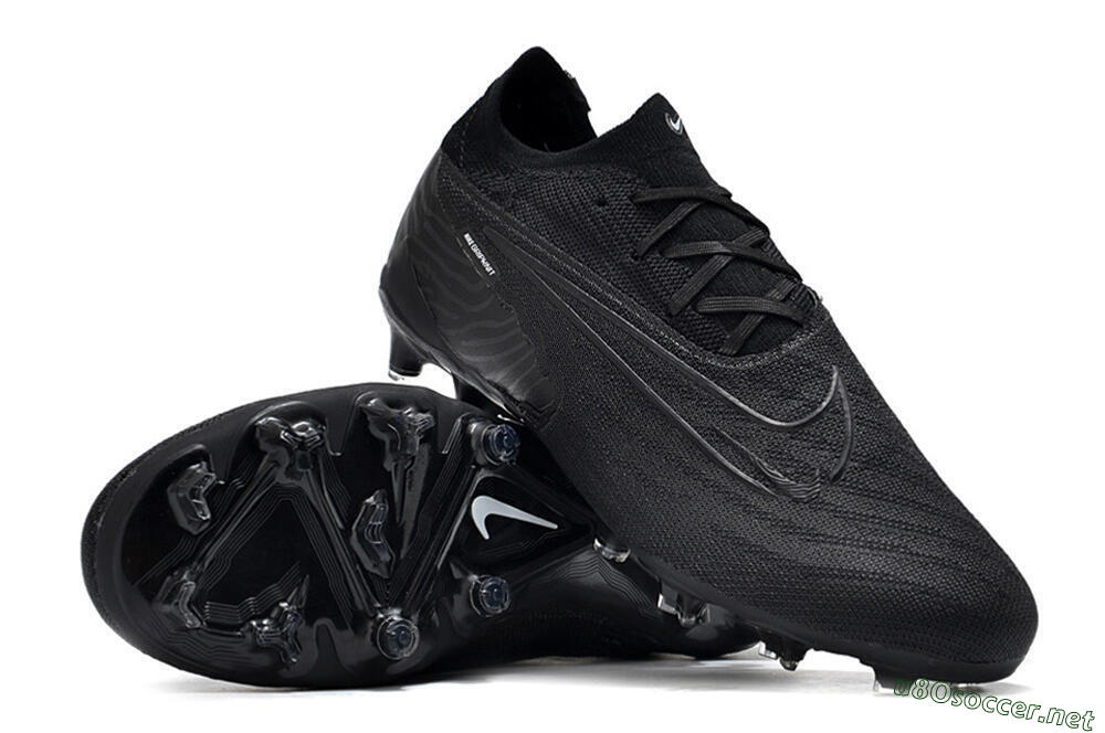 Unisex Nike Phantom GX Elite FG Football Boots - Black/White/Black 3