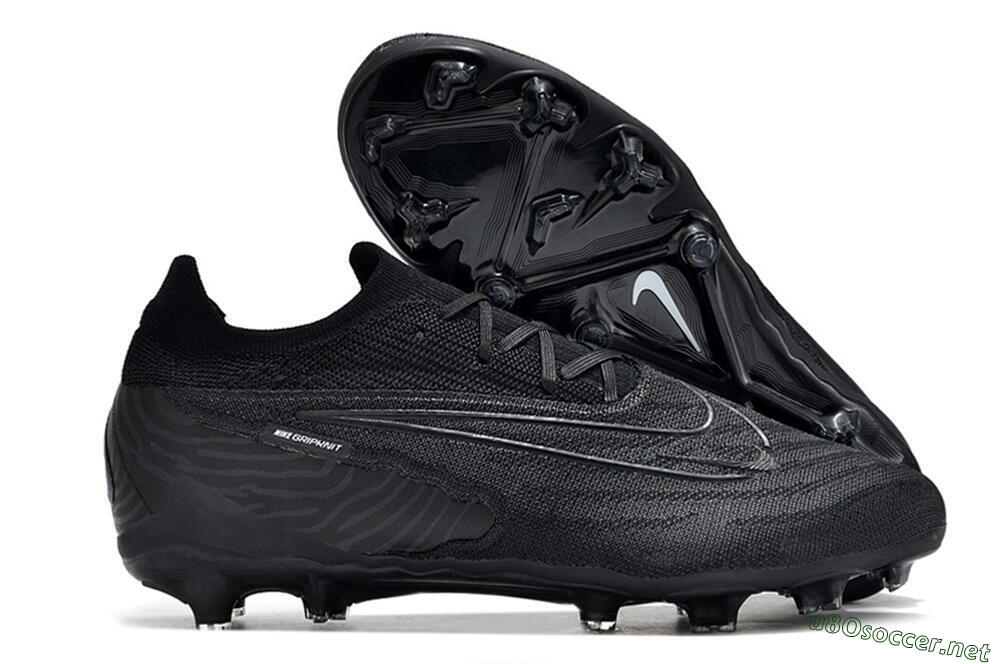 Unisex Nike Phantom GX Elite FG Football Boots - Black/White/Black 2