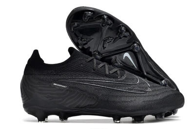 Unisex Nike Phantom GX Elite FG Football Boots - Black/White/Black