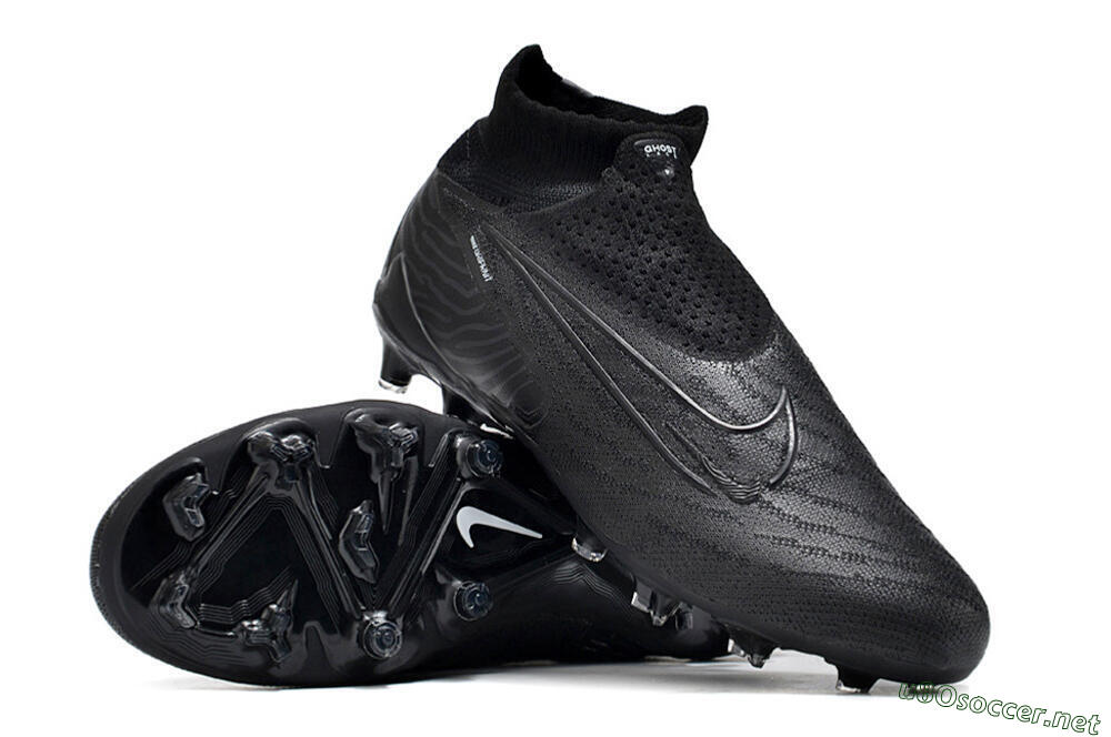 Unisex Nike Phantom GX Elite DF Link FG Football Boots - Black/White/Black 3