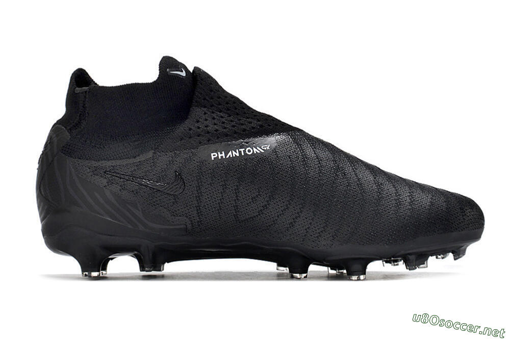 Unisex Nike Phantom GX Elite DF Link FG Football Boots - Black/White/Black 7